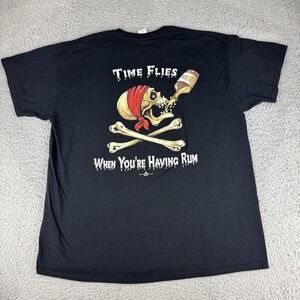 Vintage 2004 Time Flies When You're Having Rum Catalina Island Pirate T Shirt Xl